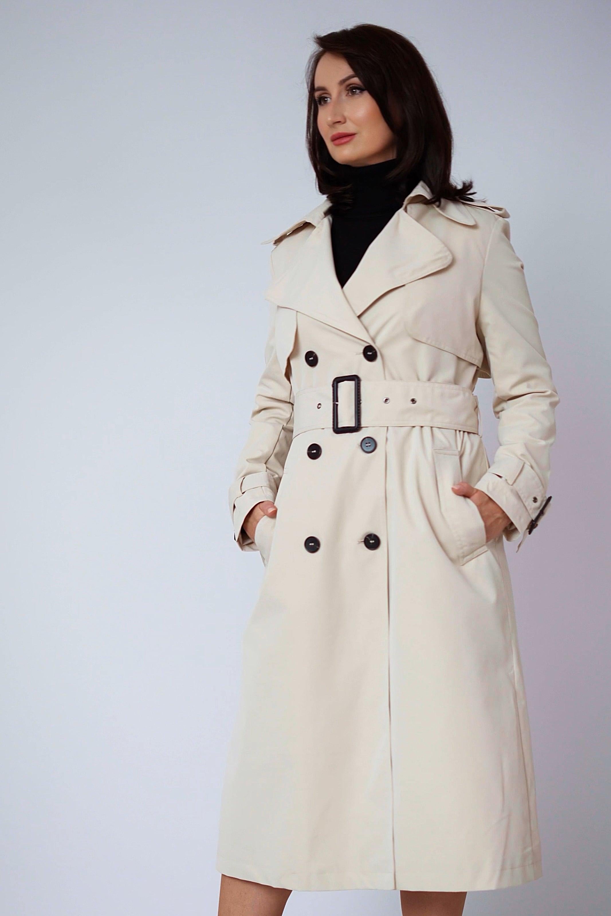 Beige trenchcoat-MyEssentials