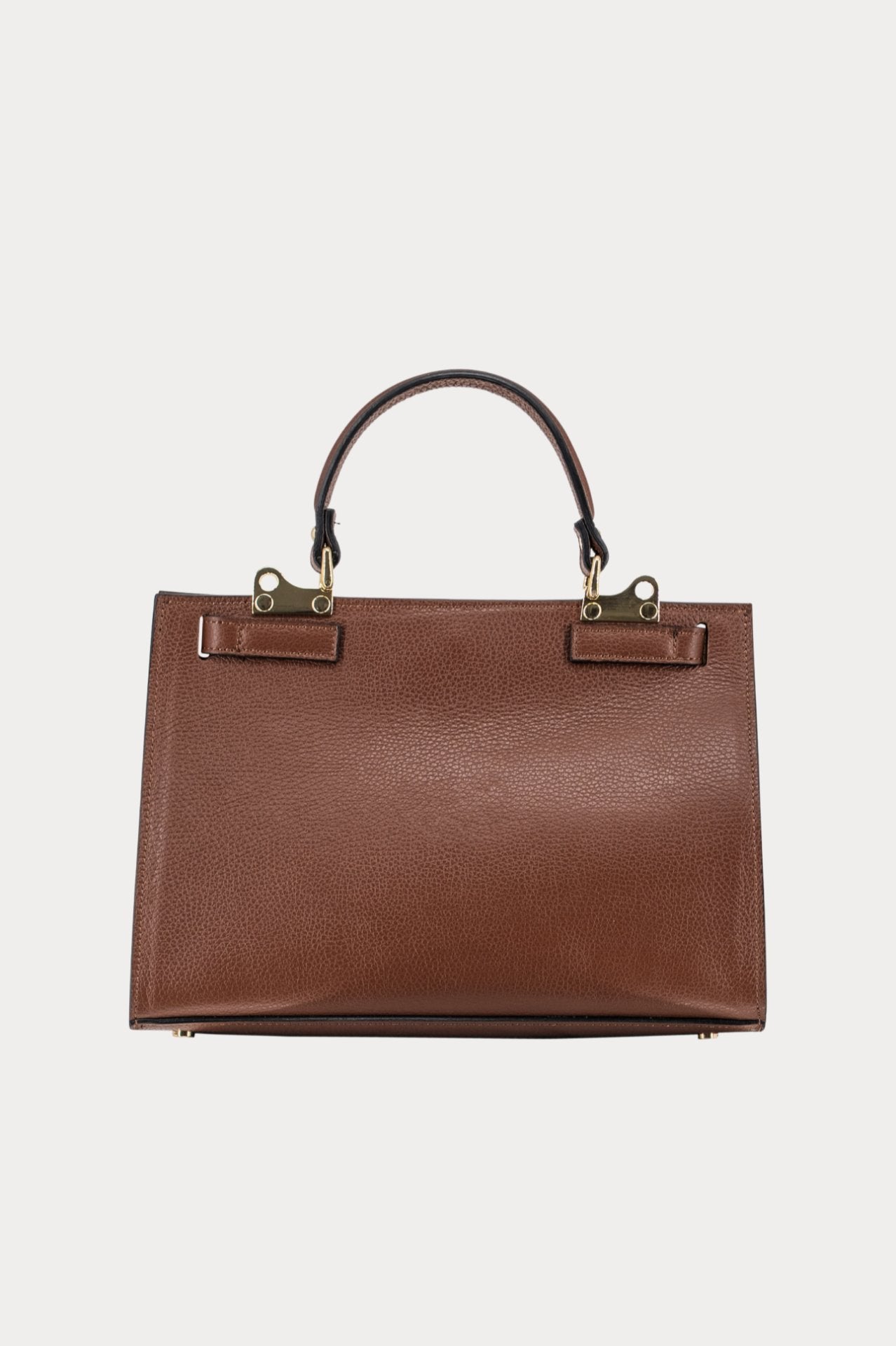 Bruine leren tas-MyEssentials