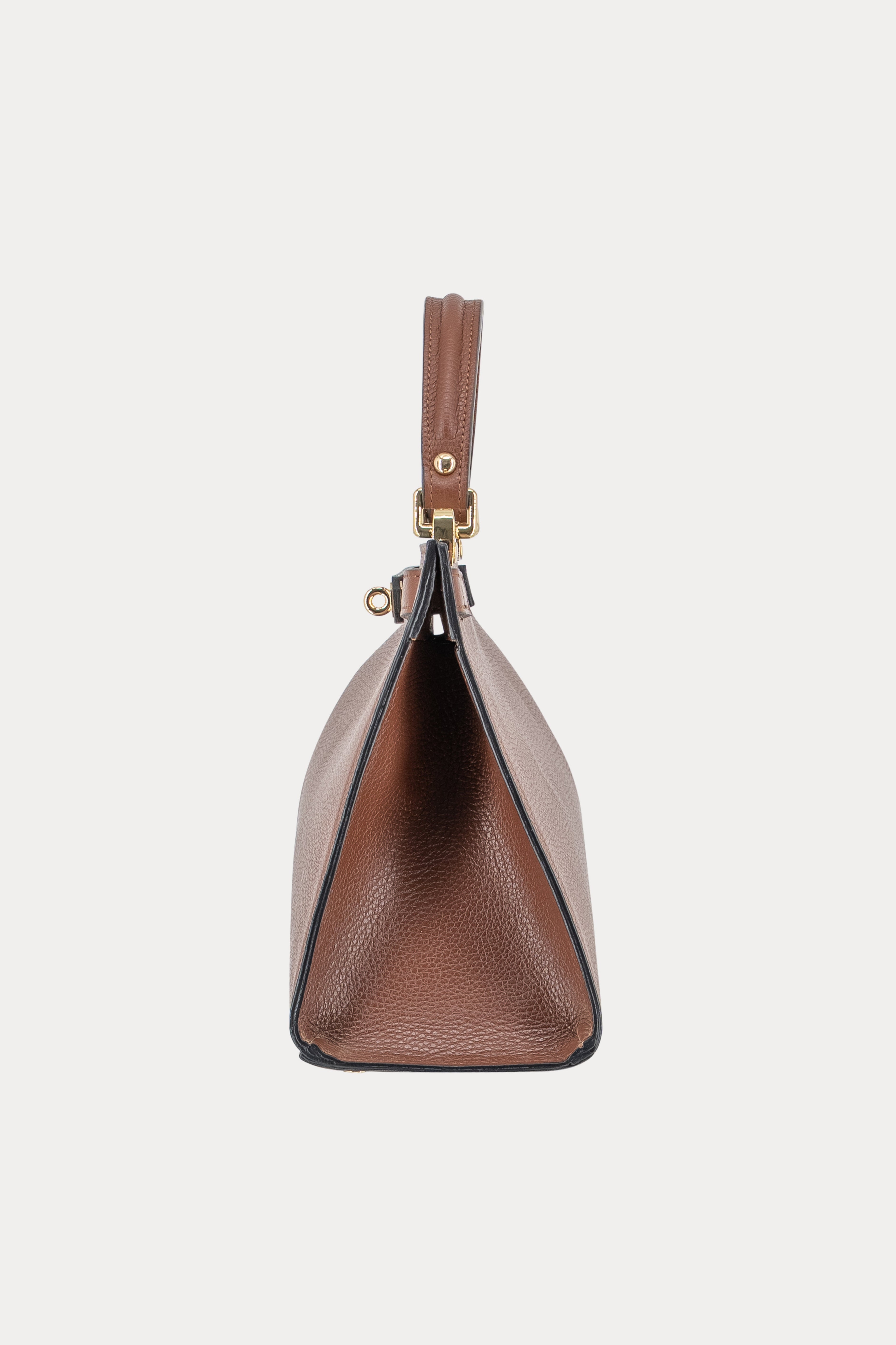 Bruine leren tas-MyEssentials
