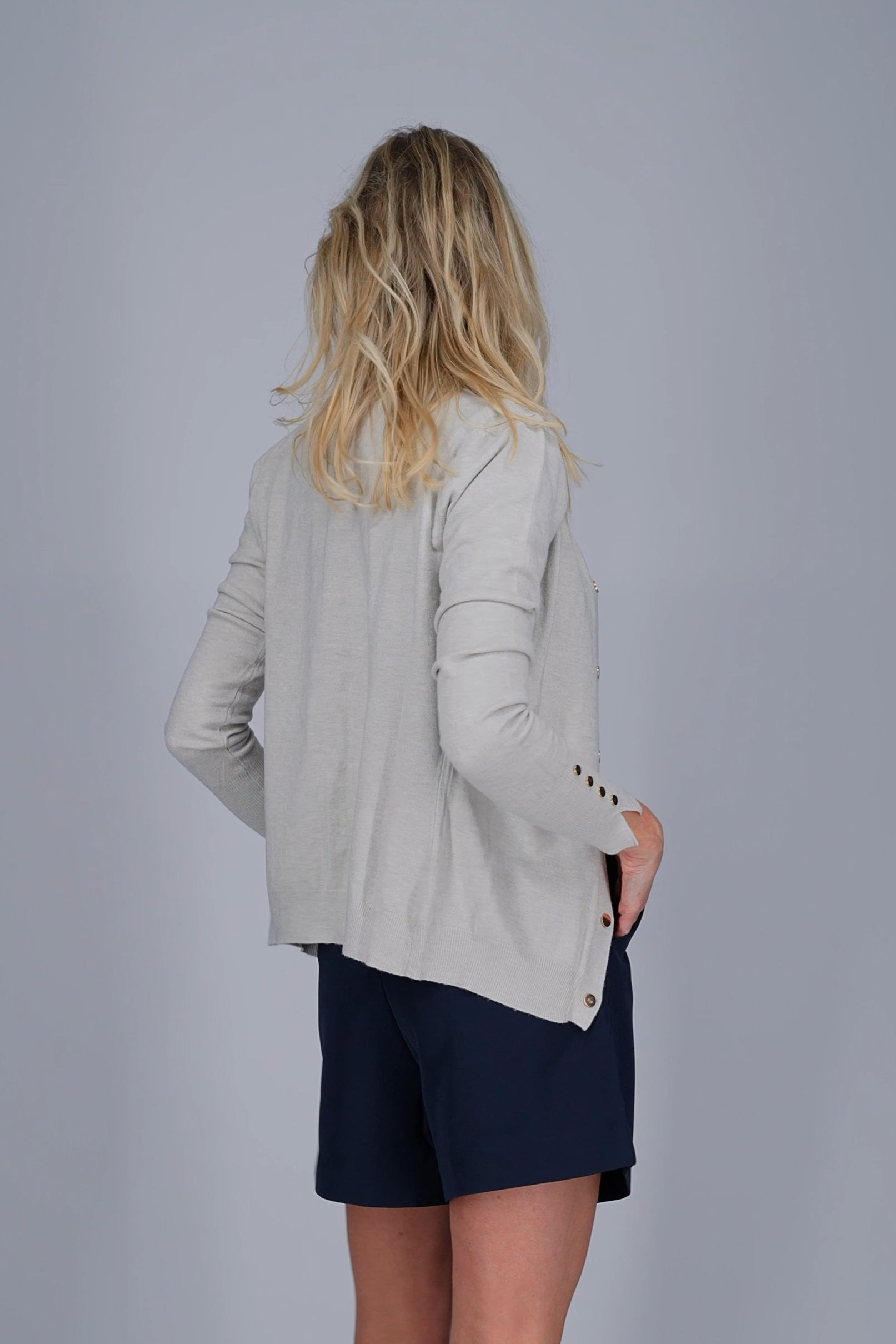 Taupekleurige cardigan-MyEssentials