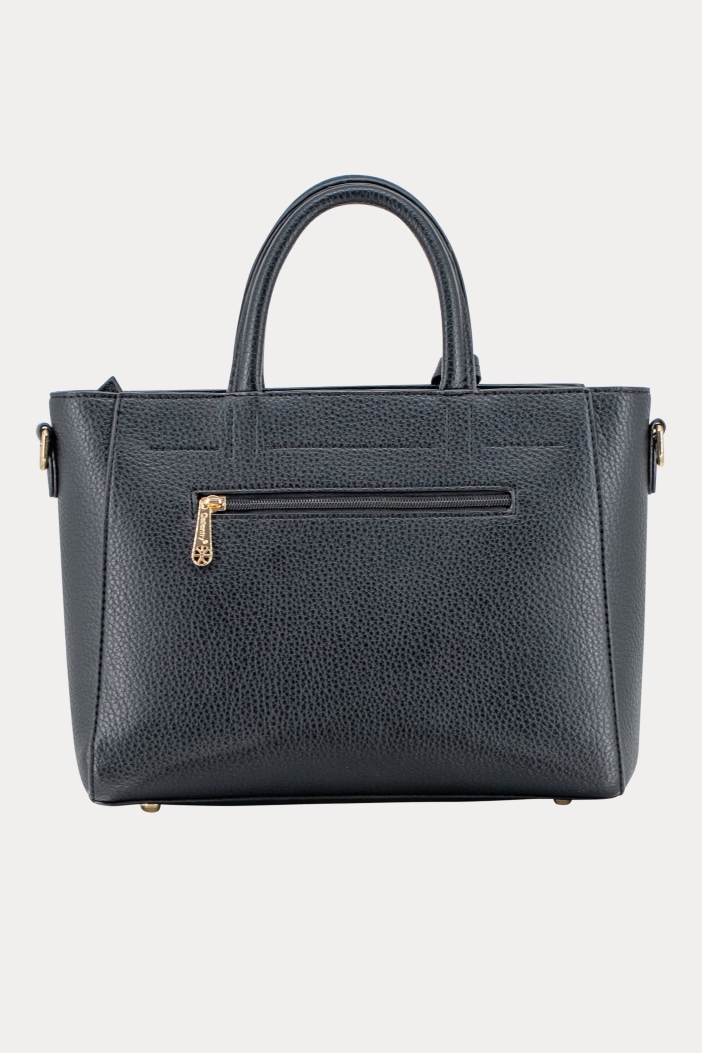Zwarte imitatieleren handtas-MyEssentials