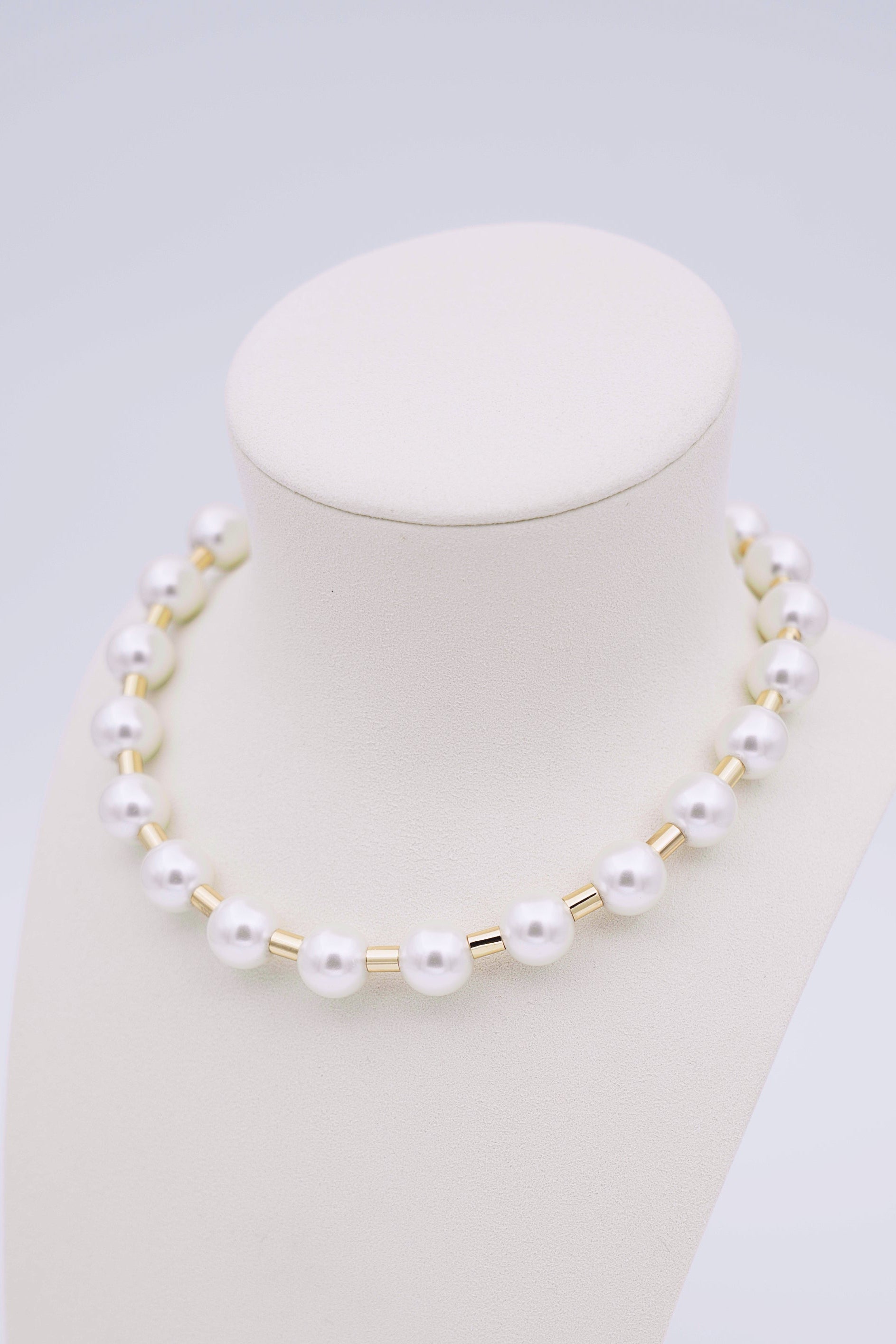Goudkleurige parelketting-MyEssentials
