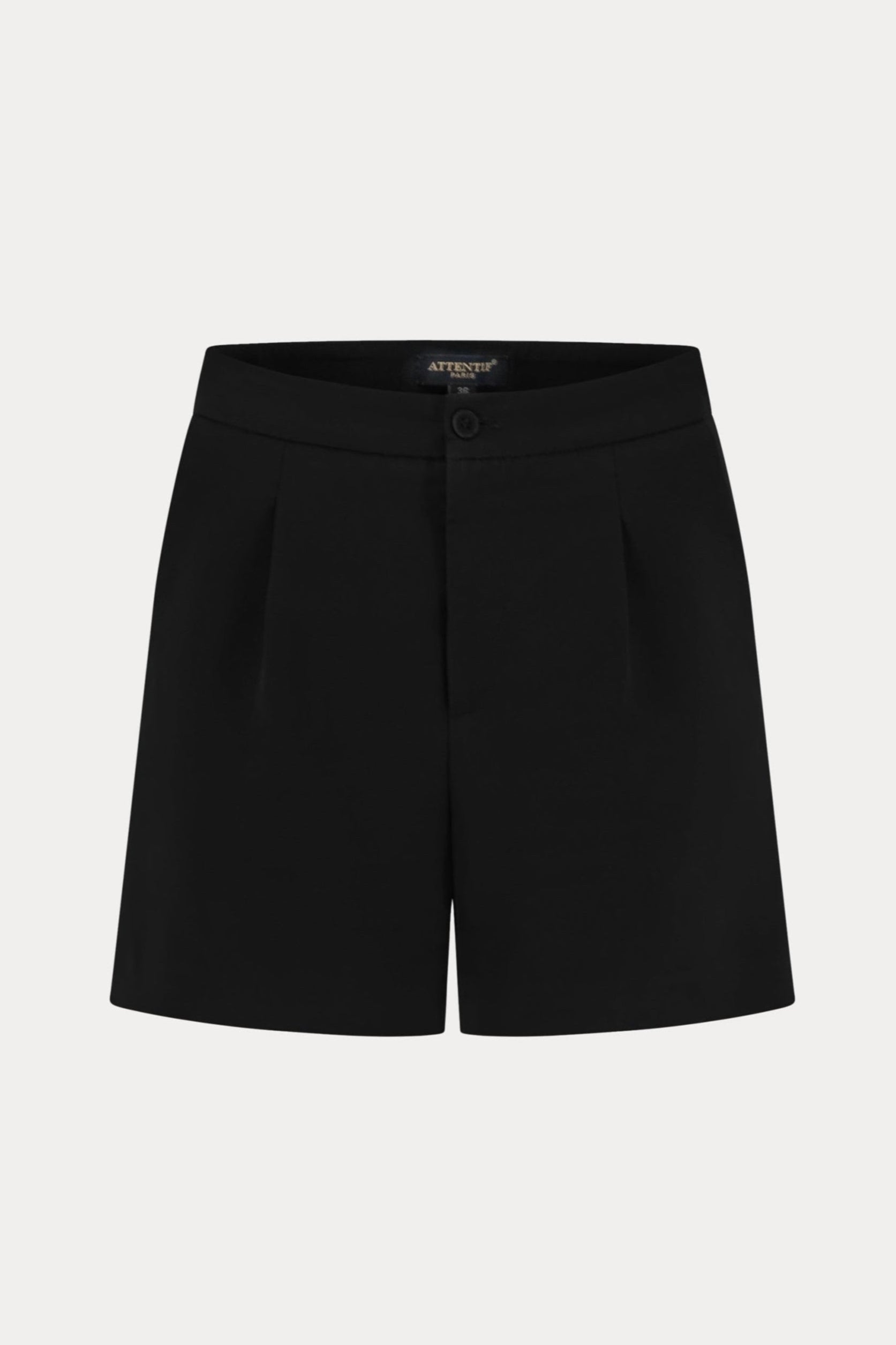 Zwarte short met elegante pasvorm-MyEssentials